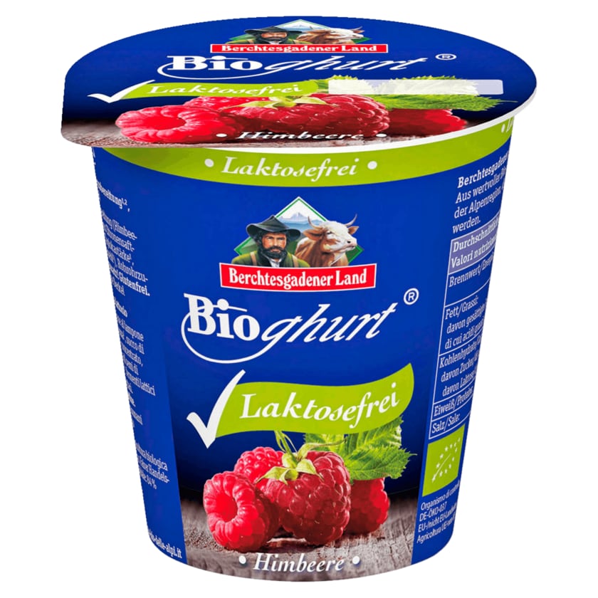 Berchtesgadener Land Bioghurt Himbeere Laktosefrei 150g
